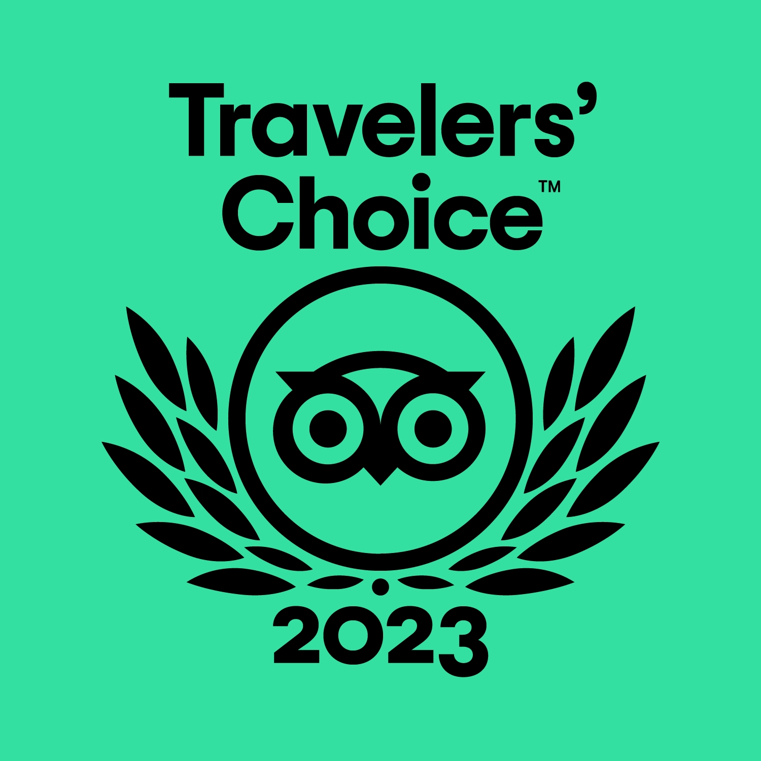 Trip Advisor - Travelers' Choice Award 2023